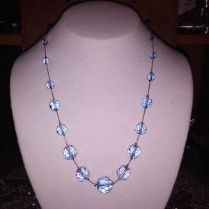 Peacock Blue Swarovski Crystal Necklace